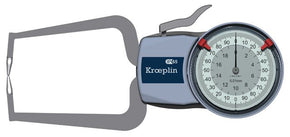 Kroeplin D220, 0 - 20 MM, ANALOG EXTERNAL MEASURING GAUGE FOR GROOVES AND THICKNESS MEASUREMENT - generaltechuae
