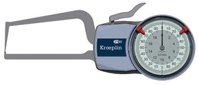 KROEPLIN D2R20S, 0 - 20 mm, ANALOG EXTERNAL MEASURING GAUGE FOR TUBE WALL THICKNESS - generaltechuae