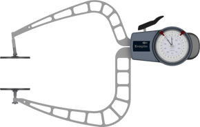 Kroeplin D4100T | Mechanical external measuring gauge | Range 50 – 100 mm | Measuring Depth 167 mm - generaltechuae