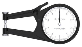Kroeplin POCO 2K, 0 - 10 MM, ANALOG EXTERNAL MEASURING GAUGE FOR GROOVES AND THICKNESS MEASUREMENT - generaltechuae