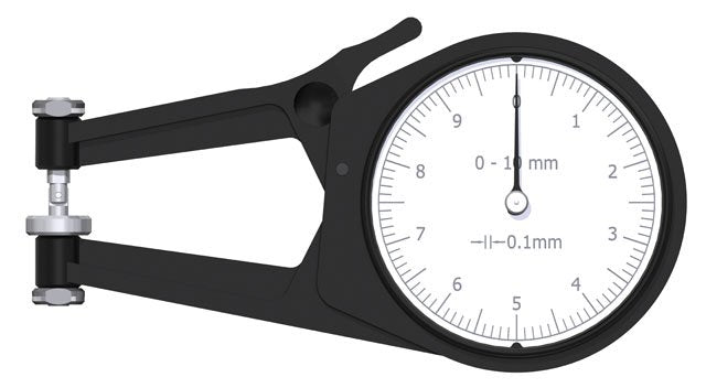 KROEPLIN POCO 2T, 0 - 10 mm, ANALOG EXTERNAL MEASURING GAUGE FOR FOAMED MATERIAL AND FOILS - generaltechuae