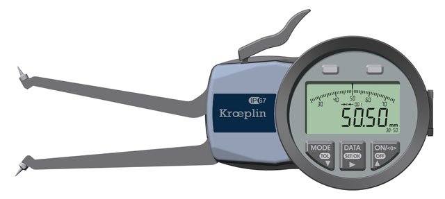 KROEPLIN G2G30, 30 - 50 MM, DIGITAL  Internal measurement for blind holes - generaltechuae