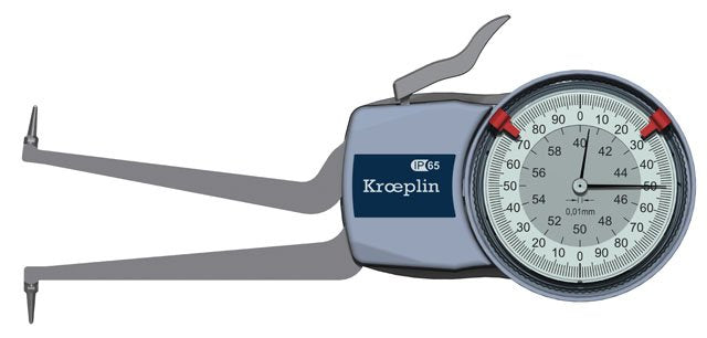 KROEPLIN H240, 40 - 60 MM, ANALOG INTERNAL MEASURING GAUGE - generaltechuae
