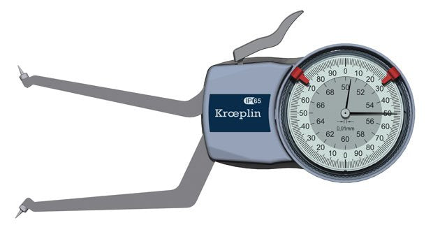 KROEPLIN H2G50, 50 - 70 mm, ANALOG  Internal measurement for blind holes - generaltechuae