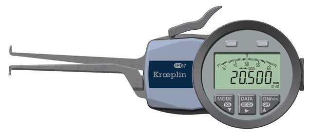 Kroeplin L210P3, 10 - 20 mm, DIGITAL Internal Three- Point Measurement