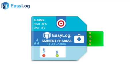 Lascar EasyLog  |  EL-CC-2-004 PK10 Pack of 10 Ambient Pharma Temp & RH Logger - generaltechuae