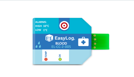 Lascar EasyLog  |  EL-CC-2-005 PK10 Pack of 10 Blood Temp & RH Logger - generaltechuae