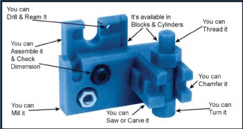 Flexbar 15161 | Machinable Wax Block | 3 x 7 x 3 - generaltechuae (3)