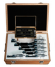Mitutoyo 103-904-10 | Outside Micrometer Set | Ratchet Stop | 0-6 inch Range, 0.001" Graduation (6 Piece Set)