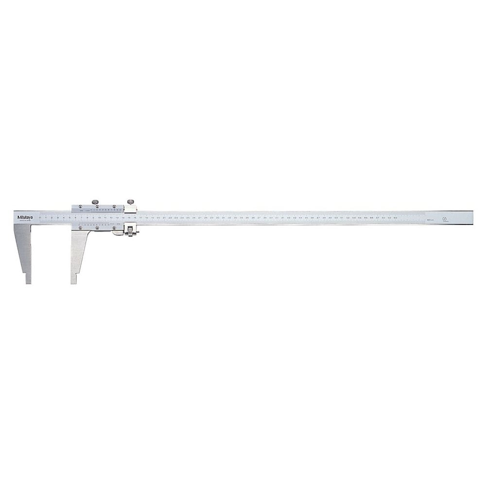 Mitutoyo 160-101 Nib Jaw Fine Adjustment Vernier Caliper 0-600mm, Graduation 0.02 mm