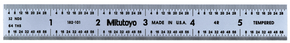 Mitutoyo 6, Inch Steel Rule