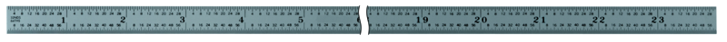 Mitutoyo 600mm/24, Metric/Inch Steel Rule