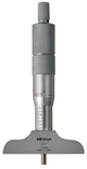 Mitutoyo 129-128 Depth Micrometer, Interchangeable Rods 0-6", 2,5" Base - generaltechuae