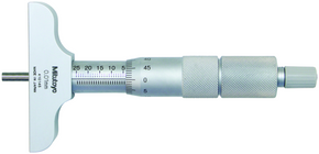 Mitutoyo 129-153 Depth Micrometer, Interchangeable Rods 0-300mm, 101mm Base - generaltechuae
