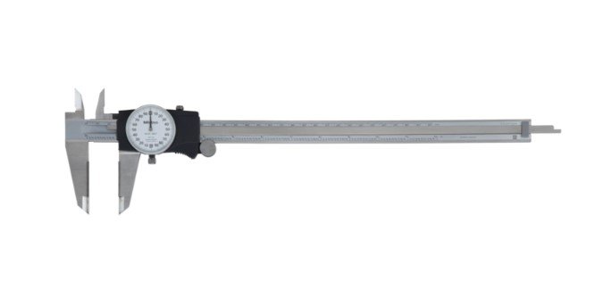 Mitutoyo 505-750 | Dial Caliper | Series 505 | OD Carbide Tipped Jaws | Graduation 0.001 Inch | Accuracy ±0.002 Inch | Range 0 to 12 Inch | Weight 370 g - generaltechuae