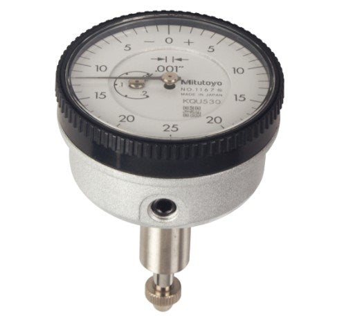 Mitutoyo 1167A | Dial Gauge | ANSI/AGD Type | Series 1 | Back Plunger Design | Graduation 0.001inch | Range 0.2inch - generaltechuae