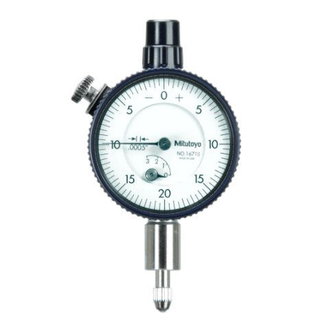 Mitutoyo 1671SB | Dial Indicator | Flat Back | AGD/ ANSI | Series 1 | Graduation 0.0005 inch | Range 0.1 inch - generaltechuae