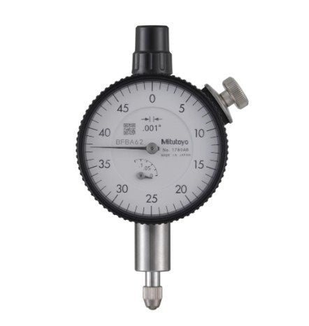 Mitutoyo 1780AB | Dial Gauge | Flat Back | ANSI/AGD Type | Series 1 | Graduation 0.001 inch | Range 0.125 inch - generaltechuae