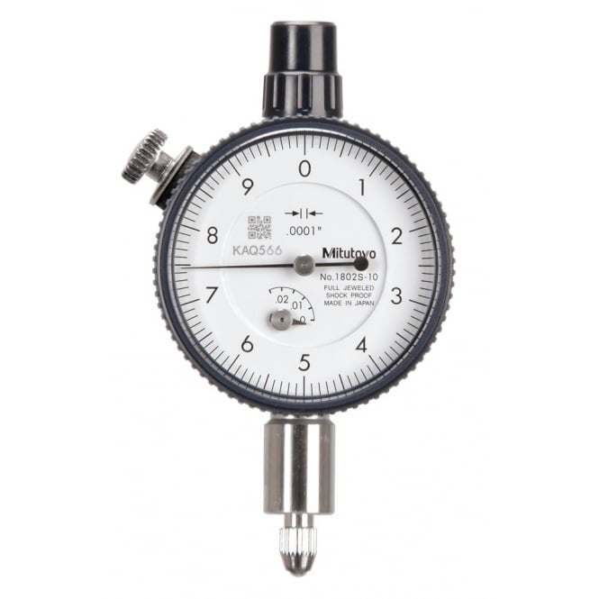 Mitutoyo 1802S-10 High Resolution Compact Dial Indicator Range 0.025", Graduation .0001" - generaltechuae