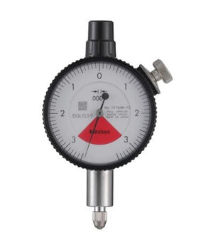Mitutoyo 1910AB-72 | Dial Gauge | Flat Back | ANSI/AGD Type | One Revolution | Jeweled Bearing | Series 1 | Graduation 0.0001 inch | Range 0.006 inch