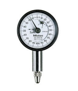 Mitutoyo 1913AB-10 | Dial Gauge | Flat Back | ISO Type | Jeweled Bearing | Series 1 | Graduation 0.002 mm | Accuracy ±0.006 mm | Range 0.5 mm - generaltechuae