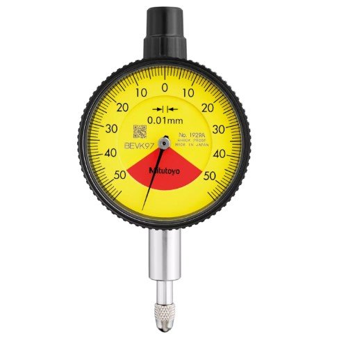 Mitutoyo 1929A-62 | Dial Gauge | Lug Back | ISO Type | One Revolution | Series 1 | Graduation 0.01 mm | Range 1 mm - generaltechuae