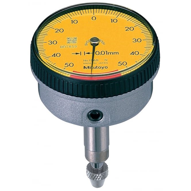 Mitutoyo 1960T One Revolution Back Plunger Dial Indicator Range 1mm, Graduation 0.01 mm - generaltechuae