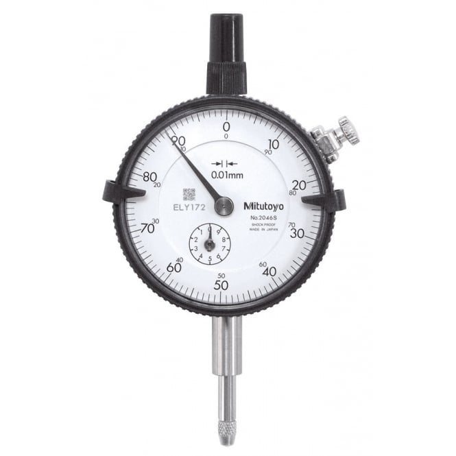 Mitutoyo 2046S-60 Standard Dial Indicator Range 10mm, Graduation 0.01 mm - generaltechuae