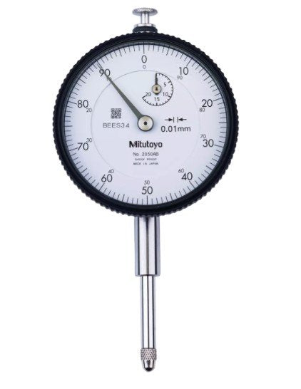 Mitutoyo 2050A-01 | Dial Gauge | Flat Back | ANSI/AGD Type | Graduation 0.01 mm | Range 20 mm - generaltechuae