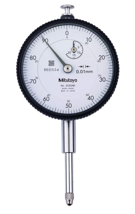 Mitutoyo 2050AB-60 | Dial Gauge | Flat Back | ISO Type | Series 2 | Graduation 0.01mm | Range 20mm - generaltechuae