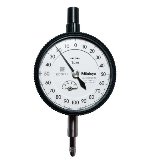 Mitutoyo 2109A-11 | Dial Gauge | Flat Back | ANSI/AGD Type | Jewelled Bearing | Graduation 0.001 mm | Range 1 mm - generaltechuae