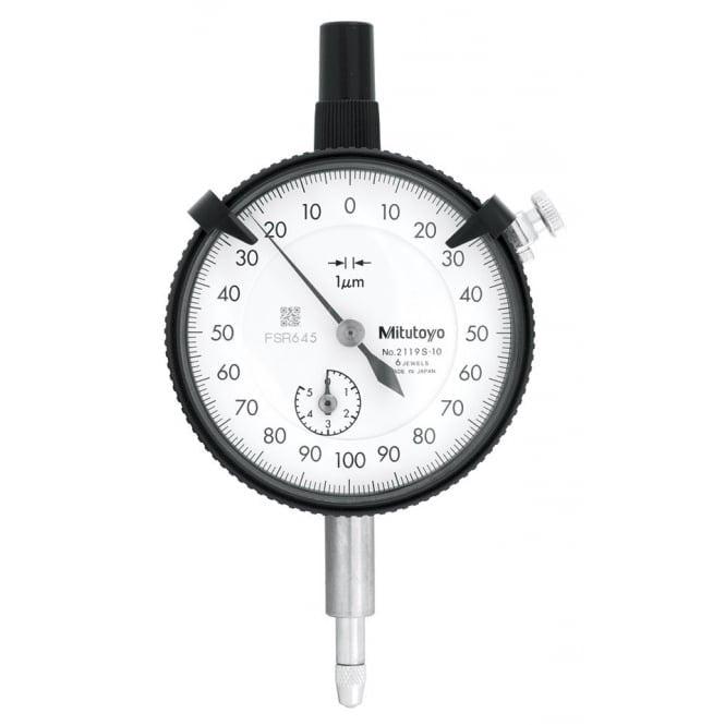 Mitutoyo 2119S-10 High Resolution Dial Indicator Range 5mm, Graduation 0.001 mm - generaltechuae