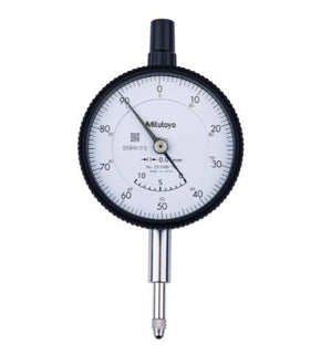 Mitutoyo 2310AB-10 | Dial Gauge | Flat Back | ISO Type | Series 2 | Jewelled Bearing | Graduation 0.01 mm | Range 10 mm