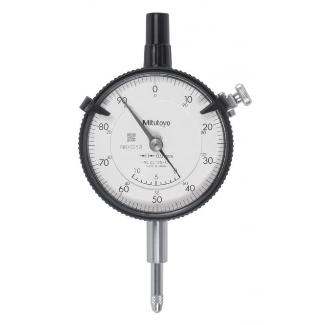 Mitutoyo 2310S-10 Standard Dial Indicator Range 10mm, Graduation 0.01 mm - generaltechuae