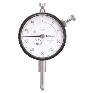Mitutoyo 2414AB | Dial Gauge | Flat Back | ANSI/AGD Type | Series 2 | Graduation 0.001 inch | Range 0.5 inch
