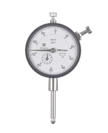 Mitutoyo 2416AB | Dial Gauge | Flat Back | ANSI/AGD Type | Series 2 | Graduation 0.001 inch | Range 1 inch - generaltechuae