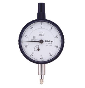 Mitutoyo 2506AB | Dial Gauge | Flat Back | ANSI/AGD Type | Series 2 | Graduation 0.001 inch | Range 0.5 inch