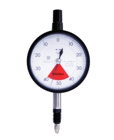 Mitutoyo 2900A-70 | Dial Gauge | Lug Back | ISO Type | Series 2 | One Revolution | Jewelled Bearing | Graduation 0.001mm | Range 0.08 mm - generaltechuae