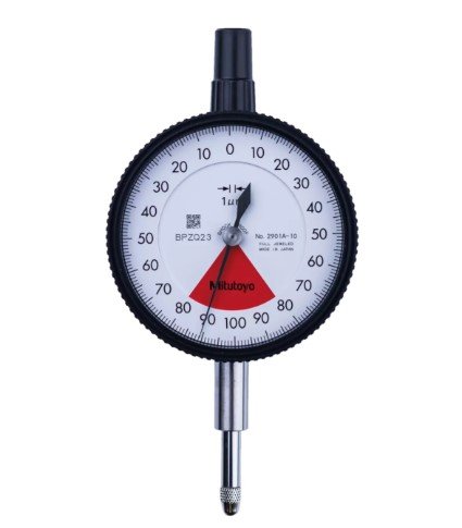 Mitutoyo 2901A-10 | Dial Gauge | Lug Back | ISO Type | Series 2 | One Revolution | Jewelled Bearing | Graduation 0.001mm | Range 0.16 mm - generaltechuae