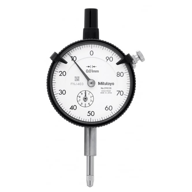 Mitutoyo 2902S Standard Reverse Reading Dial Indicator Range 10mm,Graduation 0.01 mm - generaltechuae