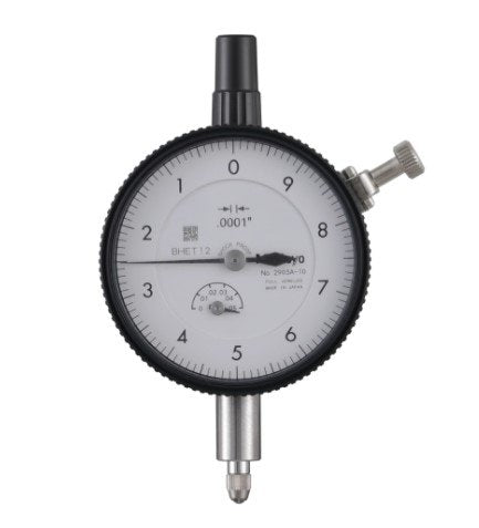 Mitutoyo 2905A-10 | Dial Gauge | Lug Back | ANSI/AGD Type | Series 2 | Reverse Dial Face | Jewelled Bearing | Graduation 0.0001 inch | Range 0.05 inch - generaltechuae