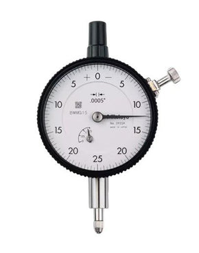 Mitutoyo 2922A | Dial Gauge | Lug Back | Series 2 | Graduation 0.0005 inch | Accuracy ± 0.0005 inch | Range 0.125 inch