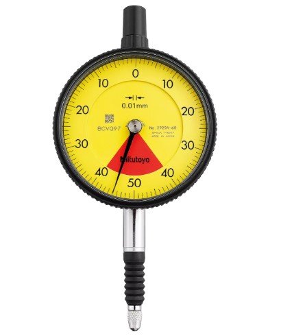 Mitutoyo 2929A-60 | Dial Gauge | Lug Back | ISO Type | Series 2 | One Revolution | Graduation 0.01mm | Range 0.8 mm - generaltechuae
