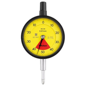 Mitutoyo 2929A | Dial Gauge | Lug Back | ISO Type | Series 2 | One Revolution | Graduation 0.01mm | Range 0.8 mm