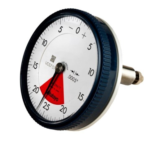 Mitutoyo 2961T | Dial Indicator | Back Plunger | AGD/ANSI | Series 2 | One Revolution Type | Graduation 0.0005inch | Range 0.04inch - generaltechuae