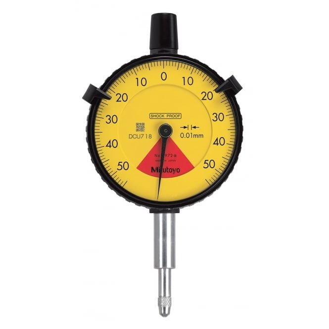 Mitutoyo 2972 Standard One Revolution Dial Indicator Range 1mm, Graduation 0.01mm - generaltechuae