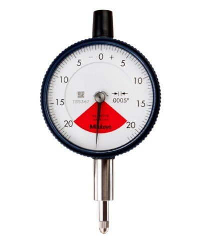 Mitutoyo 2977AB | Dial Gauge | Flat Back | ANSI/AGD Type | Series 2 | One Revolution | Graduation 0.0005 inch | Range 0.04 inch - generaltechuae