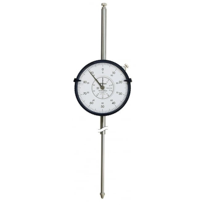 Mitutoyo 3060S-19 Extra Long Stroke Large Diameter Dial Indicator, Range 80mm, Graduation 0.01mm - generaltechuae