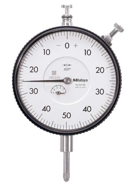 Mitutoyo 3415AB | Dial Gauge | Flat Back | ANSI/AGD Type | Series 3 | Graduation 0.001 inch | Range 0.5 inch - generaltechuae