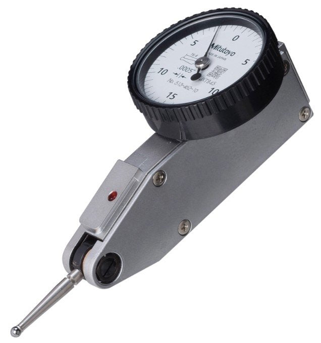Mitutoyo 513-462-10E | Dial Test Indicator | Horizontal | Compact | Series 513 | Basic Set | Stem 9.52 mm | Graduation 0.0005 inch | Range 0.03 inch - generaltechuae